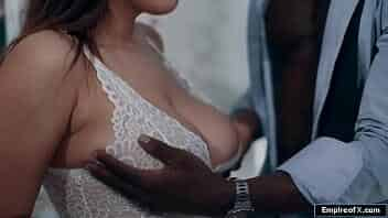 Big tits latina titjobs then fucked by bfs big black cock