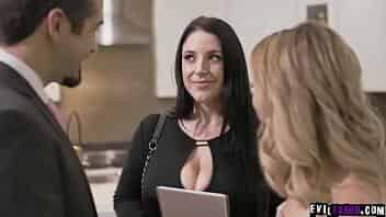 Angela White helps Jane Wilde to fix her sex life that was ruined up by AI robot