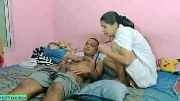 Sexy Doctor checking his big penis!! Hot Hindi Sex