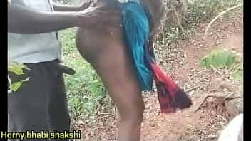 Indian teen girl outdoor fucking in the forest