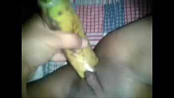 Desi girl  banana sex