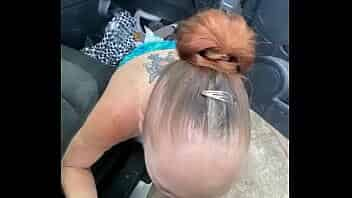 Gobble bbc outside of car Head amateur interracial white milf