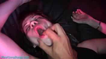 ugly redhead german teen gets first time extreme rough big dick love wing gangbanged at our swinger club party orgy