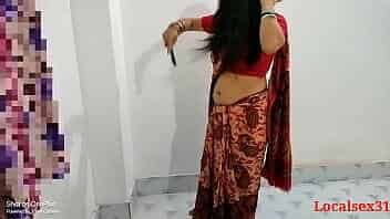 Indian Red Saree Wife Sex