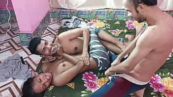 The bengali gets fucked in the threesome, of course. But not only the black girl gets fucked, but also the two guys fuck each other in the tight pussy during the village Bi threesome. The slut and the guys enjoy fucking each other in the threesome