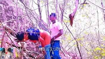 Risky quick public sex in jangal