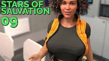 STARS OF SALVATION Ep.09 – Naughty Sci-Fi adventures with busty and horny women in space