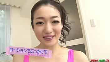 Hot japan girl Ryu Enami suck a dick at home