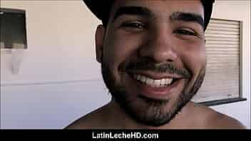 Young Shy Straight Latino Paid Cash For First Gay Experience With Two Gay Guys