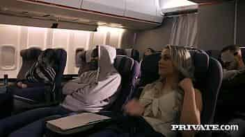 Stuning Blonde Mia Malkova joins Mile High Club