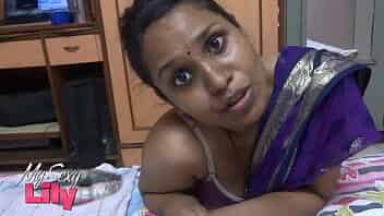 Cute Dark Skin Indian College Girl