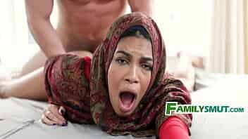 Arab Stepsis Was In Disbelief When She Felt My Dick Go Inside Her